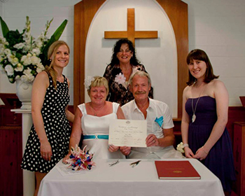 Judy & Dieter's Wedding at St Margaret's Chapel Benowa Gold Coast with Marry Me Marilyn